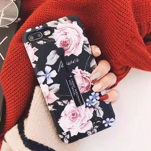 🎊 Iphone X 7/8 Plus Silicon Ring Cover Case Skin